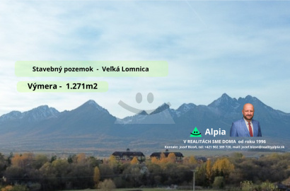 Land for sale Veľká Lomnica