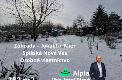 Záhradka v lokalite Mier pod letiskom - Spišská Nová Ves