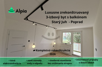 3-bedroom apartment with balcony and cellar